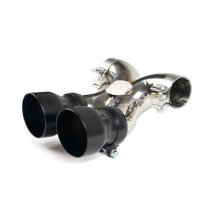 Fabspeed Porsche 718 Boxster/Cayman Maxflo True X-Pipe with Dual Tips 2017 Onwards (FS.POR.718.DLTXX)