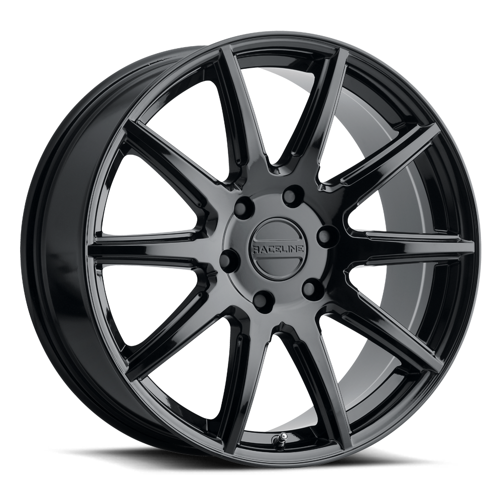 Raceline Wheel (159B-Spike) Gloss Black Finish