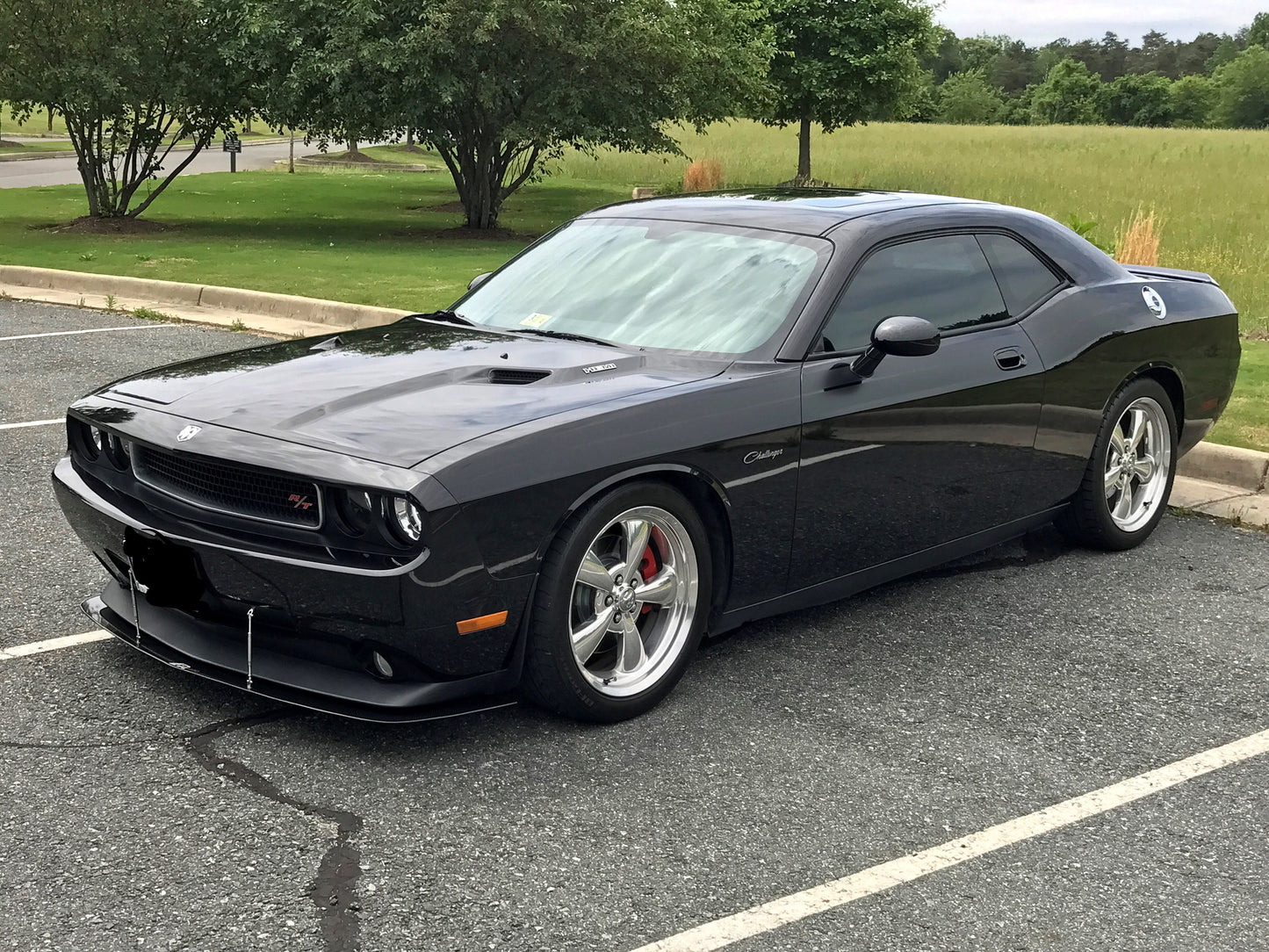 APR Dodge Challenger RT/ SXT Front Wind Splitter 2008-2010