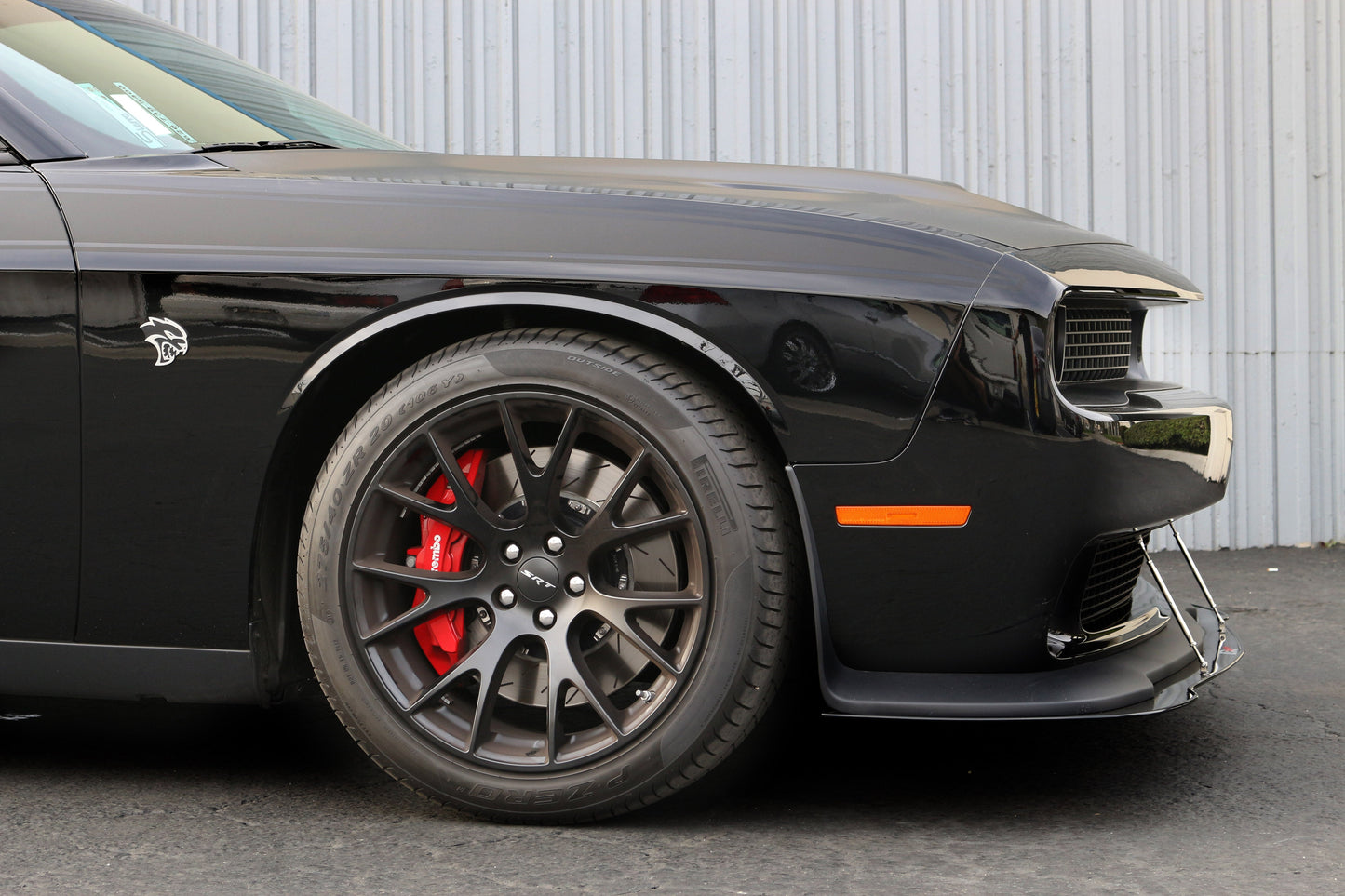 APR Dodge Challenger Hellcat Front Wind Splitter 2015-2023