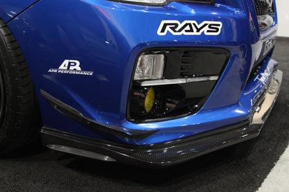 APR Subaru WRX STI Carbon Fiber Front Bumper Bottom Canards 2015-2017