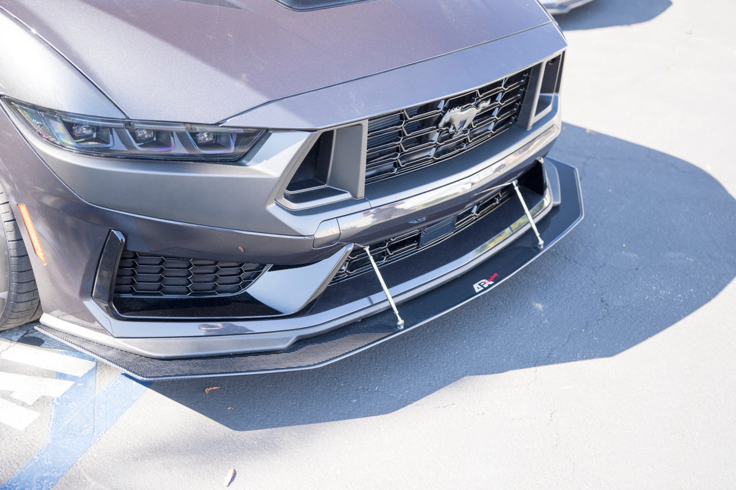 APR Ford Mustang Dark Horse Base Front Wind Splitter 2024-2024