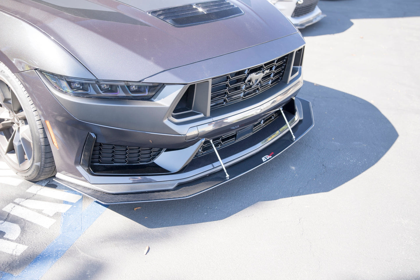 APR Ford Mustang Dark Horse Base Front Wind Splitter 2024-2024