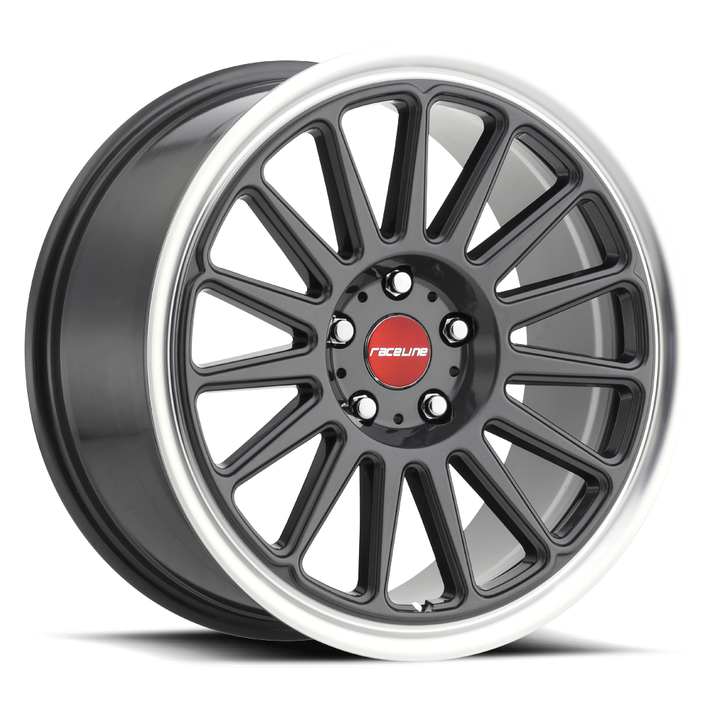 Raceline Wheel (315G-Grip) Gloss Gunmetal Finish
