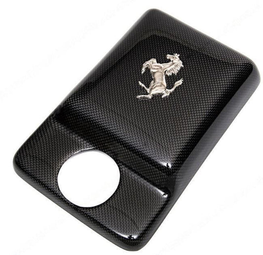 Fabspeed Carbon Fiber Coolant Exclusive Tank Cover with Cavallino 360 Ferrari (FS-CF-FER-360CTCC)