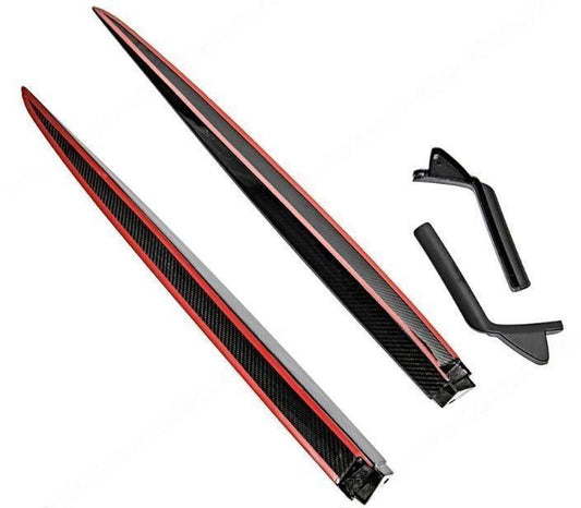 Fabspeed Carbon Fiber 650S Style Side Door Blades - McLaren MP4-12C/650S (FS-CF-MCL-00DB)
