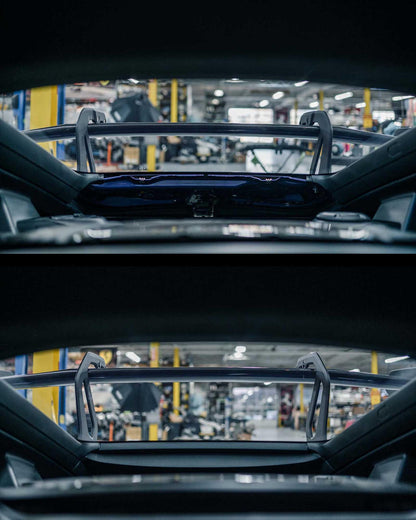 Fabspeed Porsche 718 GT4 RS CUP Car Style Wing Risers 2022 Onwards (FS.POR.718GT4RS.WR)