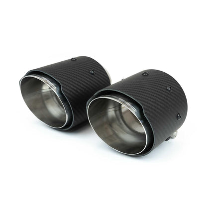 Fabspeed Porsche 718 GT4 / GTS / Spyder Deluxe Exhaust Tips 2020 Onwards (FS.POR.718GT4.XXX)