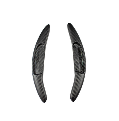 Fabspeed Carbon Fiber Matte Finish GT Style Extended Shifter Paddles - McLaren 570S/540C (FS-CF-MCL-GTPSM-570s)