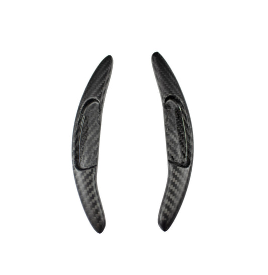 Fabspeed Carbon Fiber Matte Finish GT Style Extended Shifter Paddles - McLaren 570S/540C (FS-CF-MCL-GTPSM-570s)