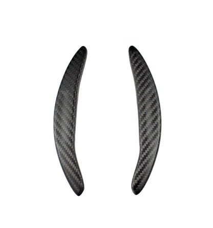 Fabspeed Carbon Fiber Gloss GT Style Extended Shifter Paddles - McLaren 570S/570GT/540C (FS-CF-MCL-GTPSG-570s)