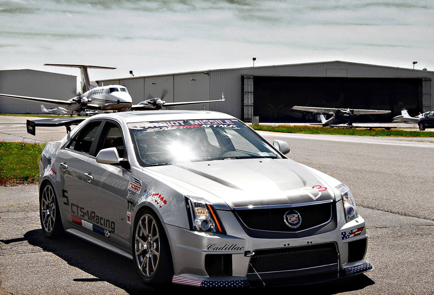 APR Cadillac CTS-V Saloon GTC-500 Adjustable Wing 2008-2015