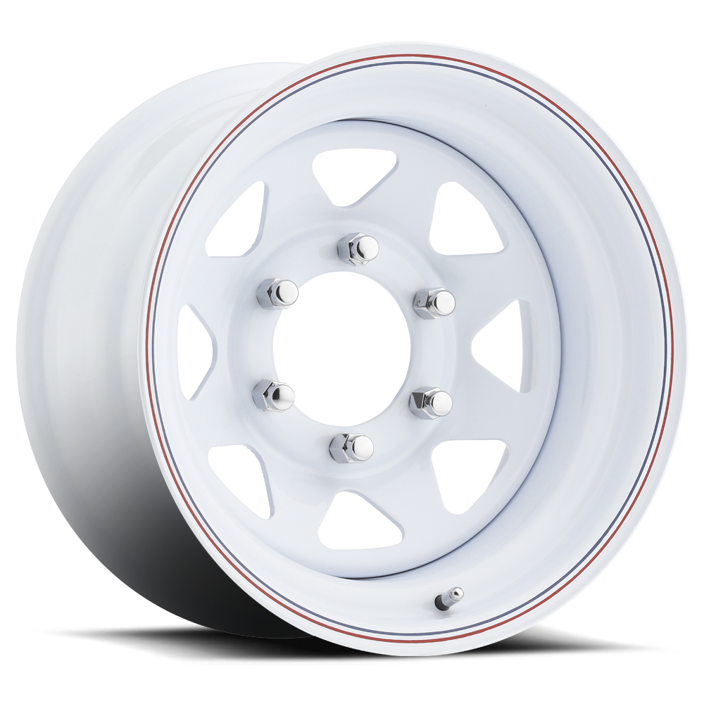Allied Wheel (80-8 White Spoke) White Finish