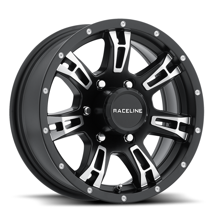 Raceline Wheel (840-Arsenal) Satin Black Machined Finish