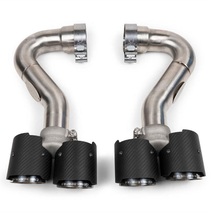 Fabspeed Porsche 955 S Deluxe Quad Style Tips 2002-2007 (FS.POR.955V8.QDTX)