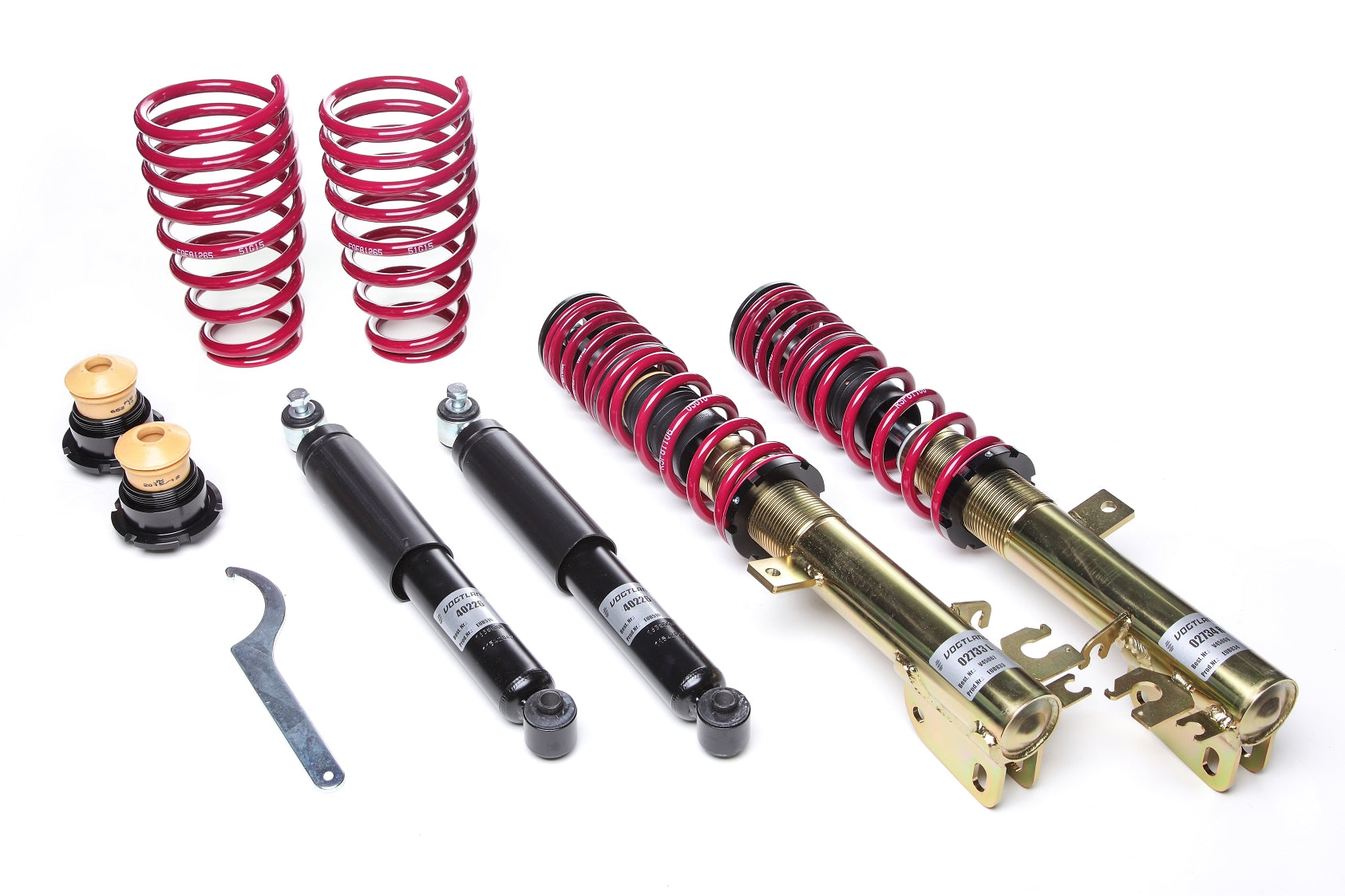 Vogtland Coilover Suspension For Fiat 500 (08.2007>Onwards) VOG-968009