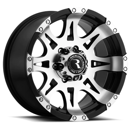 Raceline Wheel (982-Raptor) Black Machined Finish