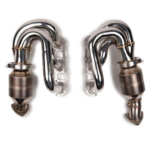 Fabspeed Porsche 987.2 Boxster / Cayman RENNKRAFT?? Modular Headers with HJS Catalytic Converters 2009-2012 (FS.POR.9872.MH.XXX)