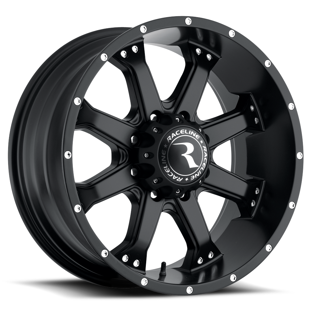 Raceline Wheel (991B-Assault) Satin Black Finish