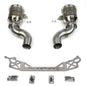 Fabspeed Porsche 992 Carrera Sport Catalytic Converters with GT2RS Style Outlets 2021 Onwards (FS.POR.992.SCGT2XX)