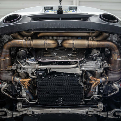 Fabspeed Porsche 992 Twin Turbo / Twin Turbo S Helical Valvetronic Titanium Exhaust System 2021 Onwards (EXS6030-001-01)