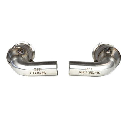 Fabspeed Porsche 992 Twin Turbo / Twin Turbo S Sport Catalytic Converters 2021 Onwards (FS.POR.992T.SC)