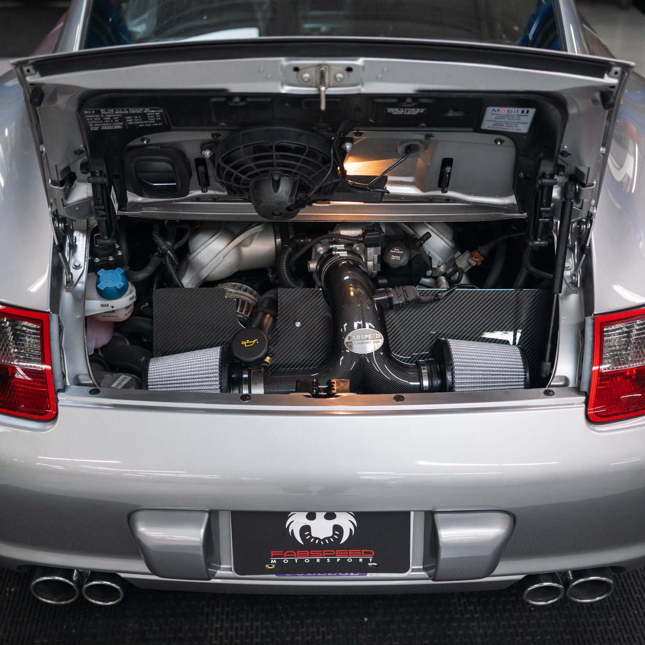 Fabspeed Porsche 997 Carrera Carbon Fiber Competition Air Intake System 2005-2008 (FS.POR.997.COMPAIXXX)