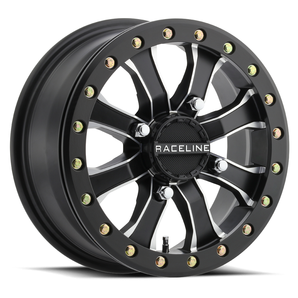 Raceline Wheel (A71MB-Mamba) Satin Black Machined Finish
