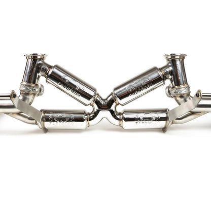 Fabspeed Audi R8 V10 Valvetronic Supersport X-Pipe Exhaust System 2019 Onwards (FS.AUD.R820V10.VLV)