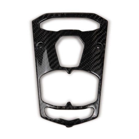 Fabspeed Carbon Fiber Small Center Console Start Plate - Lamborghini Aventador (FS-CF-LAM-AVCST)