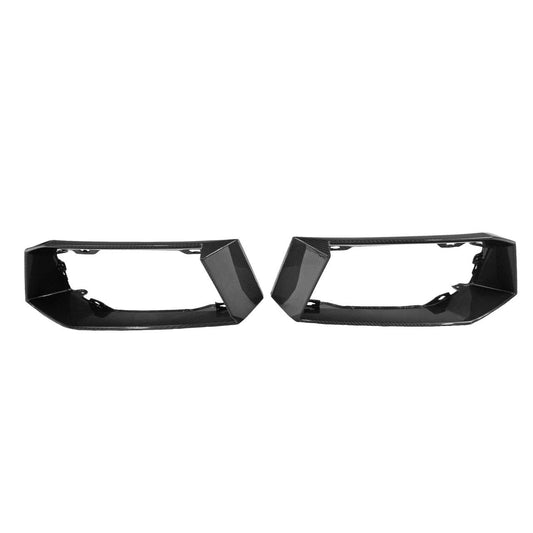 Fabspeed Carbon Fiber Rear Bumper Outlet Surrounds - Lamborghini Aventador (FS-CF-LAM-AVRBO)