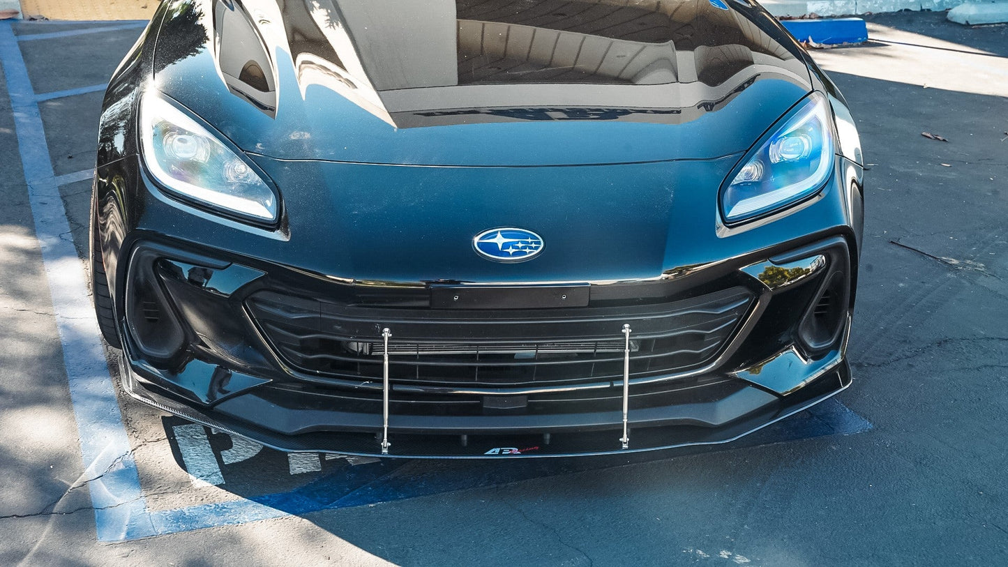 APR Subaru BRZ Carbon Fiber Wind Splitter W/ Rods 2022-2024