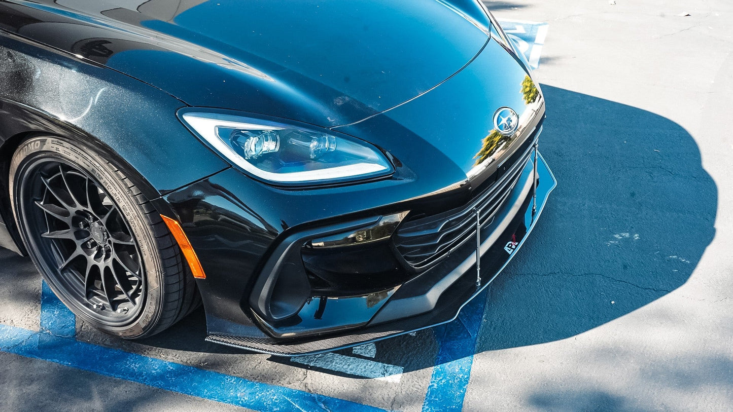 APR Subaru BRZ Carbon Fiber Wind Splitter W/ Rods 2022-2024