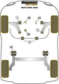 Alfa Romeo (PFF80-1130BLK) Upper Gearbox Mount Insert (Track)
