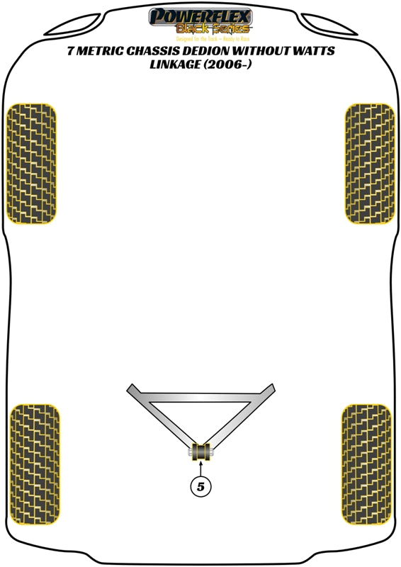 Caterham (PF8-903BLK) DeDion "A" Frame Centre Bush