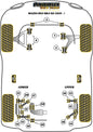 Mazda (PFR36-630BLK) Rear Diff Mount Insert