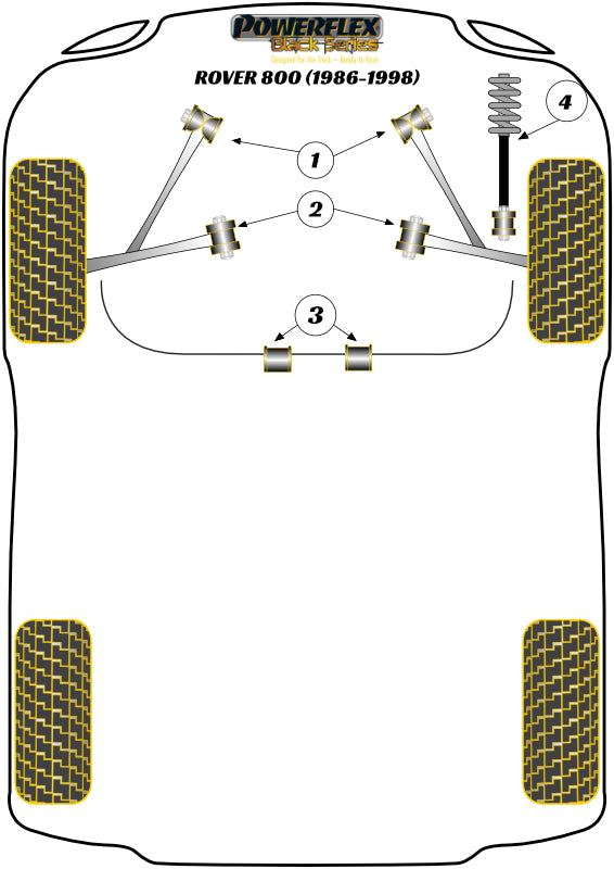 BMW (PFF5-310-26BLK) Front Anti Roll Bar Mounting Bush 26mm