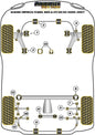 Subaru (PFR69-118BLK) Rear Subframe-Front Outrigger To Chassis Left Side