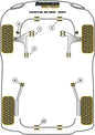 Subaru (PFR69-117BLK) Rear Trailing Link Front Bush