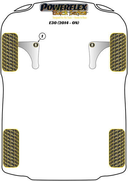 Venucia  (PFF46-801BLK) Front Wishbone Front Bush