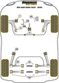 Zinoro  (PFF5-1321BLK) Upper Engine Mount Insert Kit