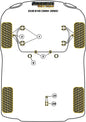 Renault (PFF60-331BLK) SMI Steering Rack Mount Kit