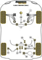 Volkswagen (PFR85-524BLK) Rear Diff Front Mounting Bush