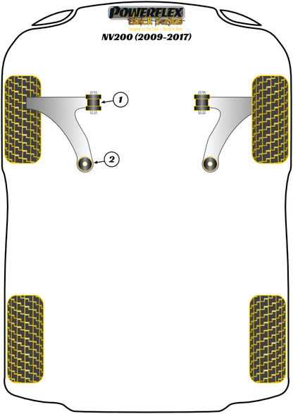 Nissan (PFF60-901BLK) Front Arm Front Bush