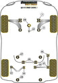 Audi (PFF85-802BLK) Front Wishbone Rear Bush