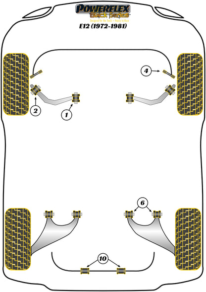 BMW (PFF5-1601BLK) Front Arm Inner Bush