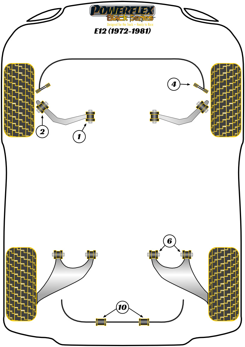 BMW (PFF5-1601BLK) Front Arm Inner Bush