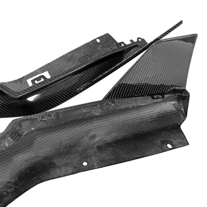 Fabspeed Carbon Fiber BMW G Series Rear Quarter Panel Skirts - BMW G80 (FS-CF-BMW-G80RQS)