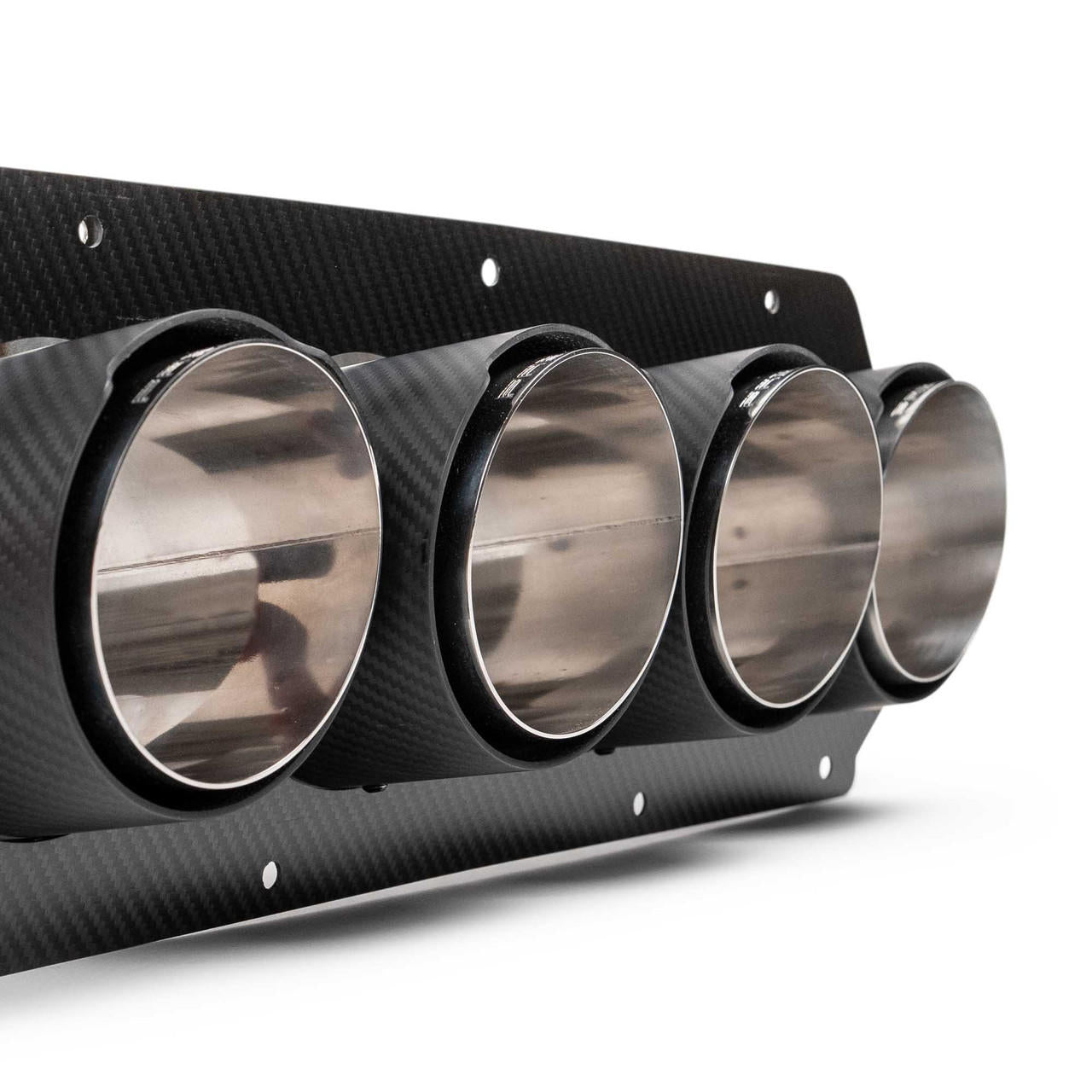 Fabspeed Chevrolet Corvette C8 Z06 Carbon Fiber Quad Tips 2023 Onwards (FS.CHEVY.C8Z06.QTCF)
