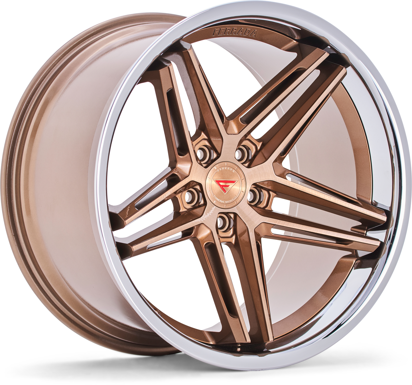 Ferrada Wheels CM1  Brushed Cobre With Chrome Lip